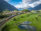 Foto: Domat/Ems, Graubünden, Schweiz, Switzerland