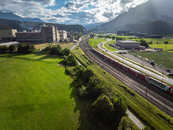 Foto: Domat/Ems, Graubünden, Schweiz, Switzerland